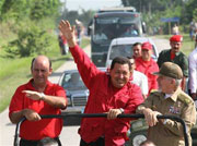 Santiago de Cuba Warmly Welcomes Chavez